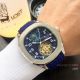 Fake Patek Philippe Aquanaut Moon phase Watches - White Dial Brown Rubber Band (2)_th.jpg